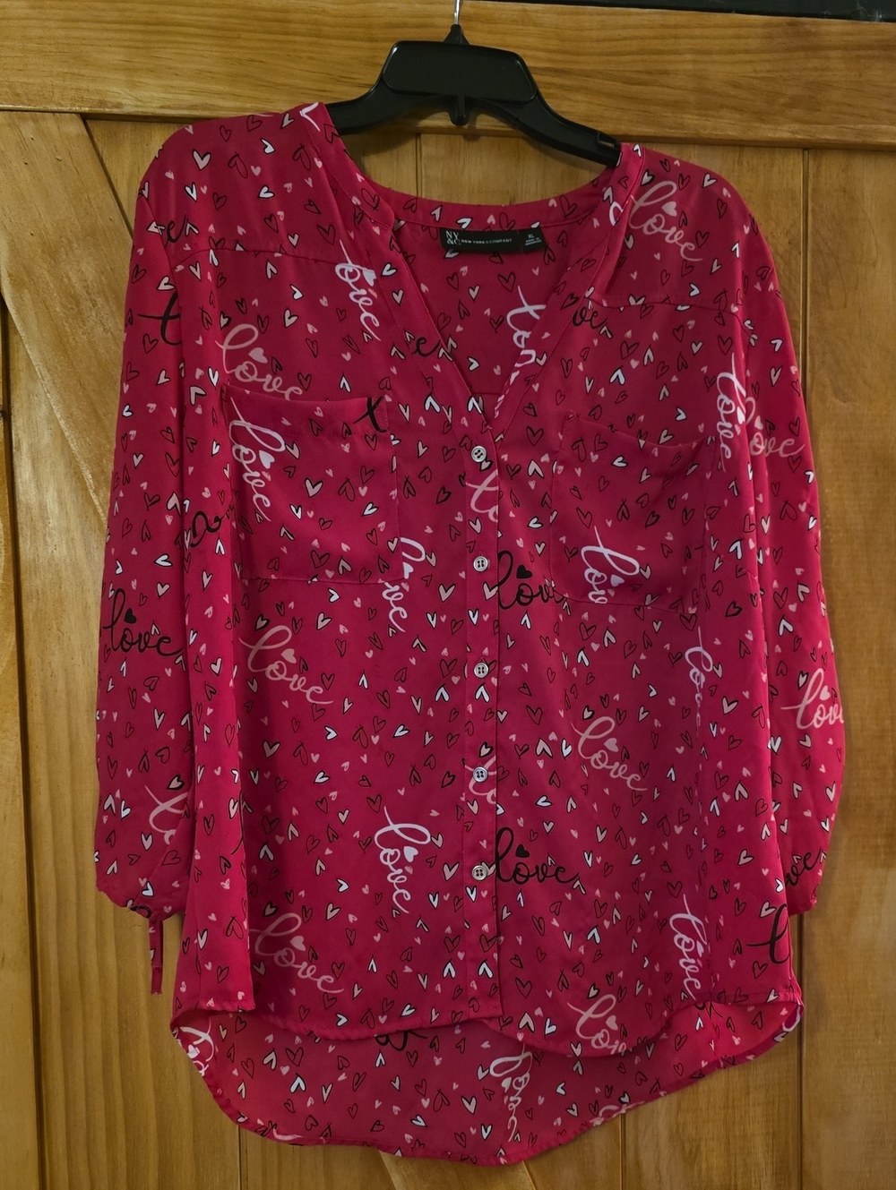 EUC NY&Co Love Top XL
